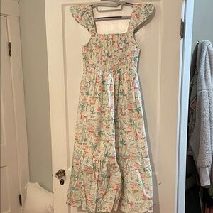 Karlie Floral Maxi Dress - White and Pink